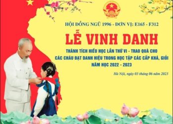 Hội Đồng Ngũ 1996, đơn vị E165-F312: Trao quà khuyến học, khuyến tài cho học sinh con em có thành tích xuất sắc năm học 2022 – 2023