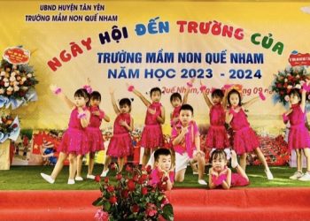 “Ngày hội đến trường của bé” tại trường mầm non Quế Nham