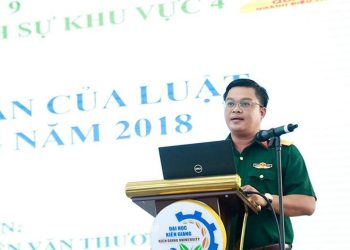 CHQS tỉnh tuyên truyền pháp luật cho sinh viên Trường Đại học Kiên Giang