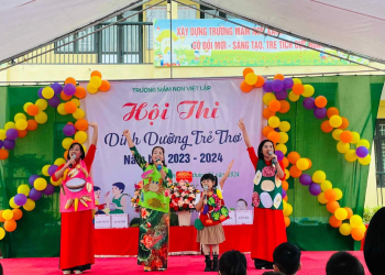 Tân Yên Bắc Giang: Trường Mầm non Việt Lập tổ chức thành công hội thi “Dinh dưỡng trẻ thơ” năm học 2023-2024